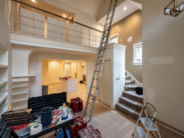 Interior painting and prep work by Remington Painting in Omaha