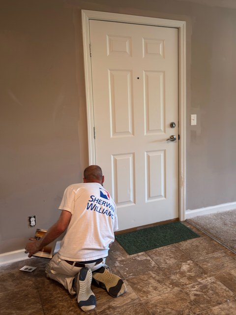 Interior painting project by Remington Painting in Omaha